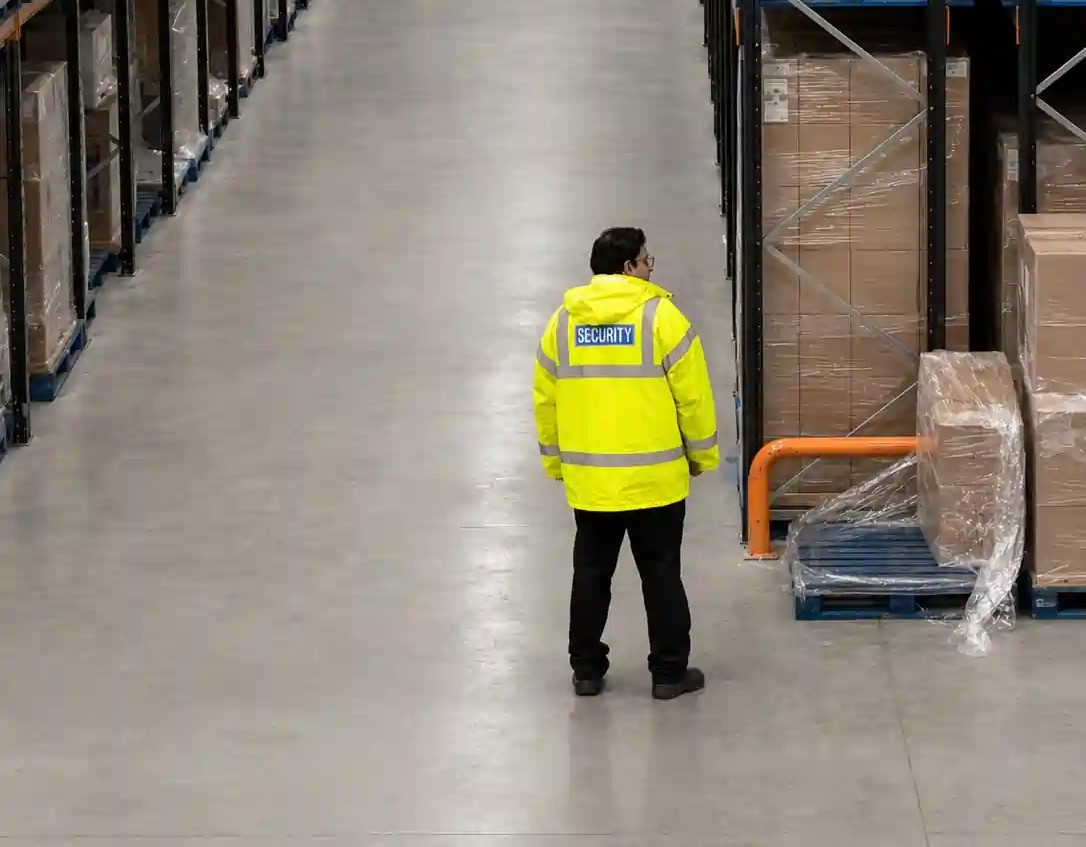 SIA licensed security officer on patrol, marking International Security Officer Day
